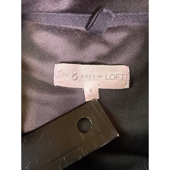 Lou & Grey Signaturesoft Loungewear Top Women Size S Gray Long Sleeve E047 - Picture 4 of 8